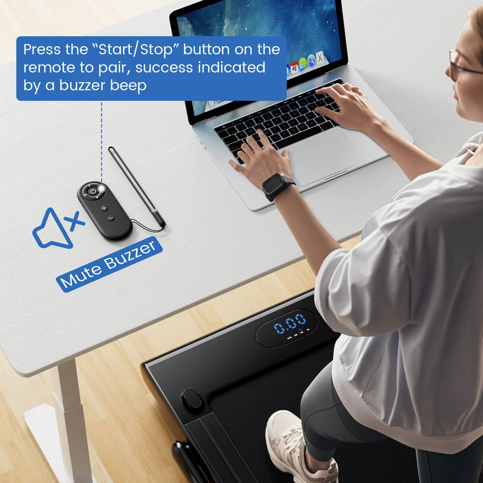 Press the "Start/Stop" button on the remote to pair, success indicated by a buzzer beep

Mute Buzzer
