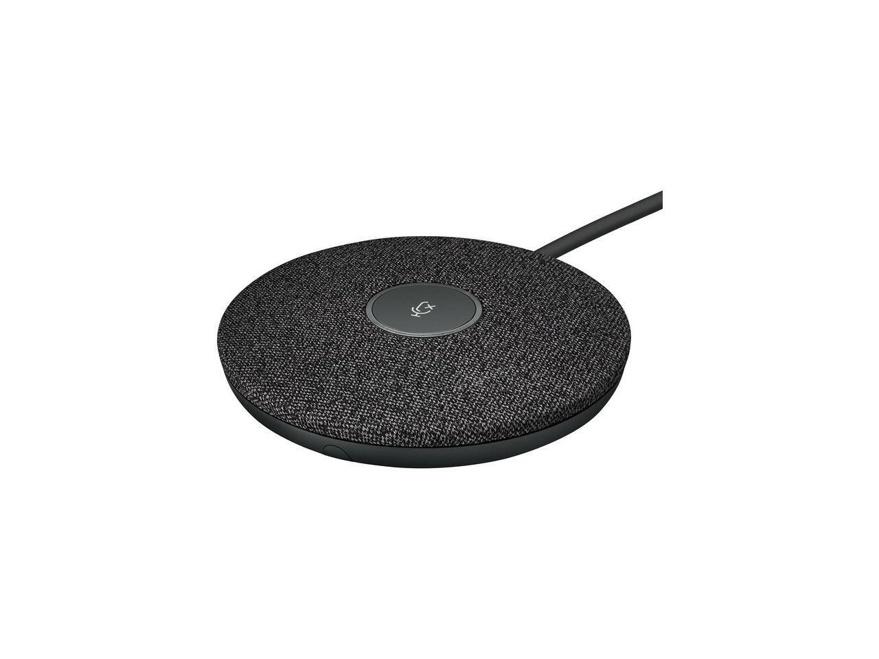 Alt View 6. Logitech - Logitech Rally Mic Pod, Modular Microphone for Rally, Rally Bar and Rally Bar Mini | 989-000430 - Black.