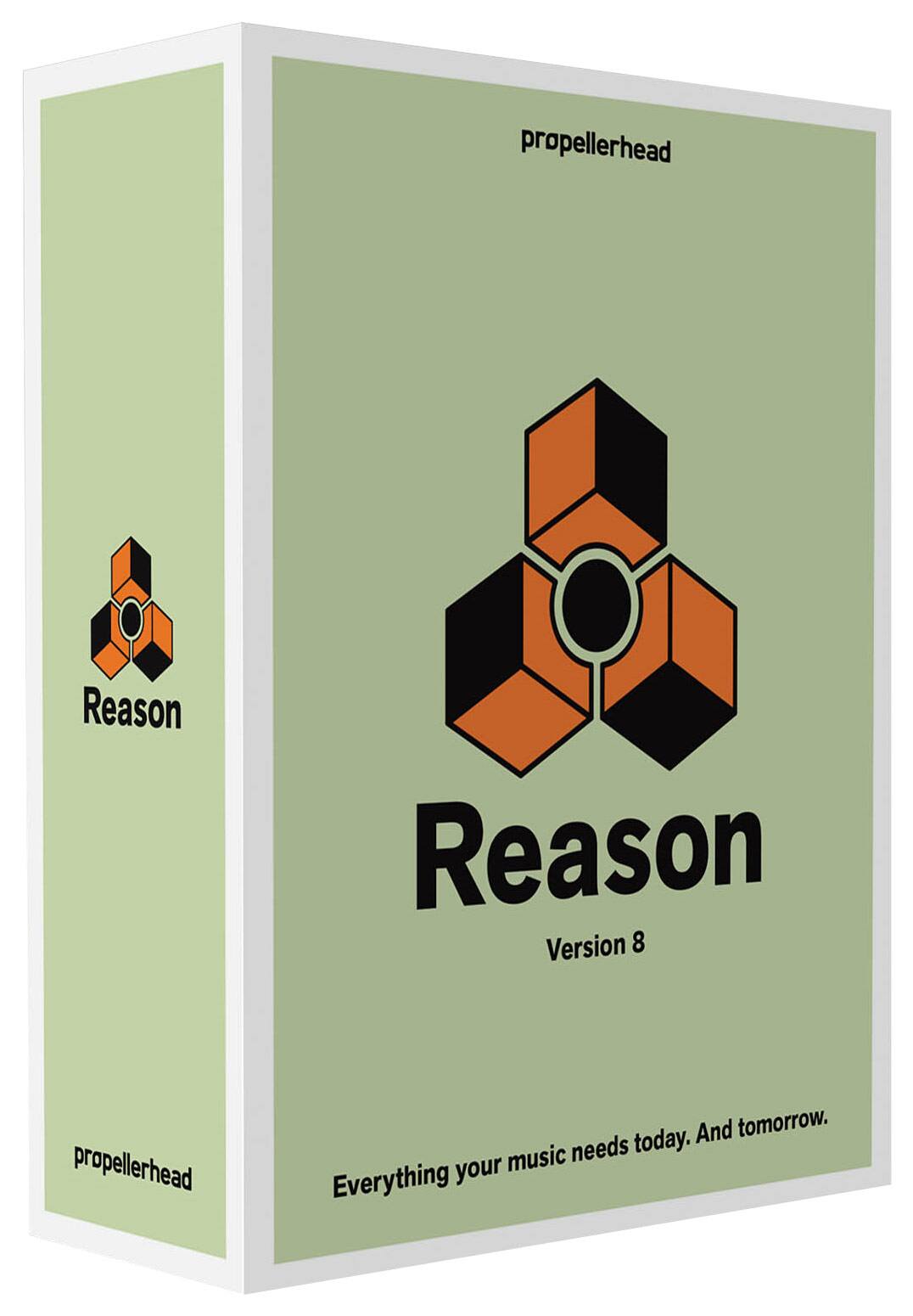 Front. Propellerhead - Reason 8 Upgrade from Any Previous Version for PC and Mac.