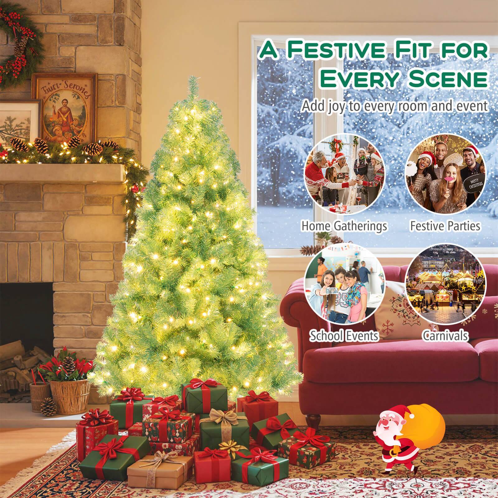 A Festive Fit for Every Scene  
Add joy to every room and event  

Home Gatherings  
Festive Parties  
School Events  
Carnivals