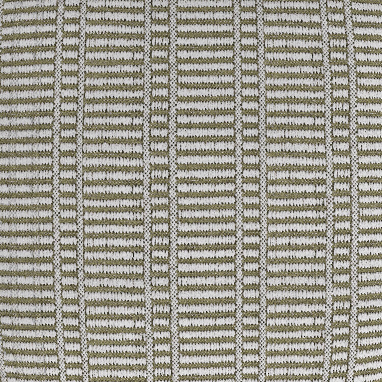 Alt View 8. Simpli Home - Safford 20 inch Wide Boho Outdoor/Indoor Square Pouf in Natural/Travertine/White Recycled Polyester, Assembled - Natural/Travertine/White.