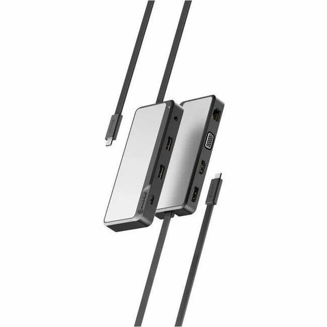 Front. Alogic - Alogic Fusion Pro NEXUS USB-C Universal Video Dock Compact Hub - Compact USB-C hub with multiple ports, ensuring.