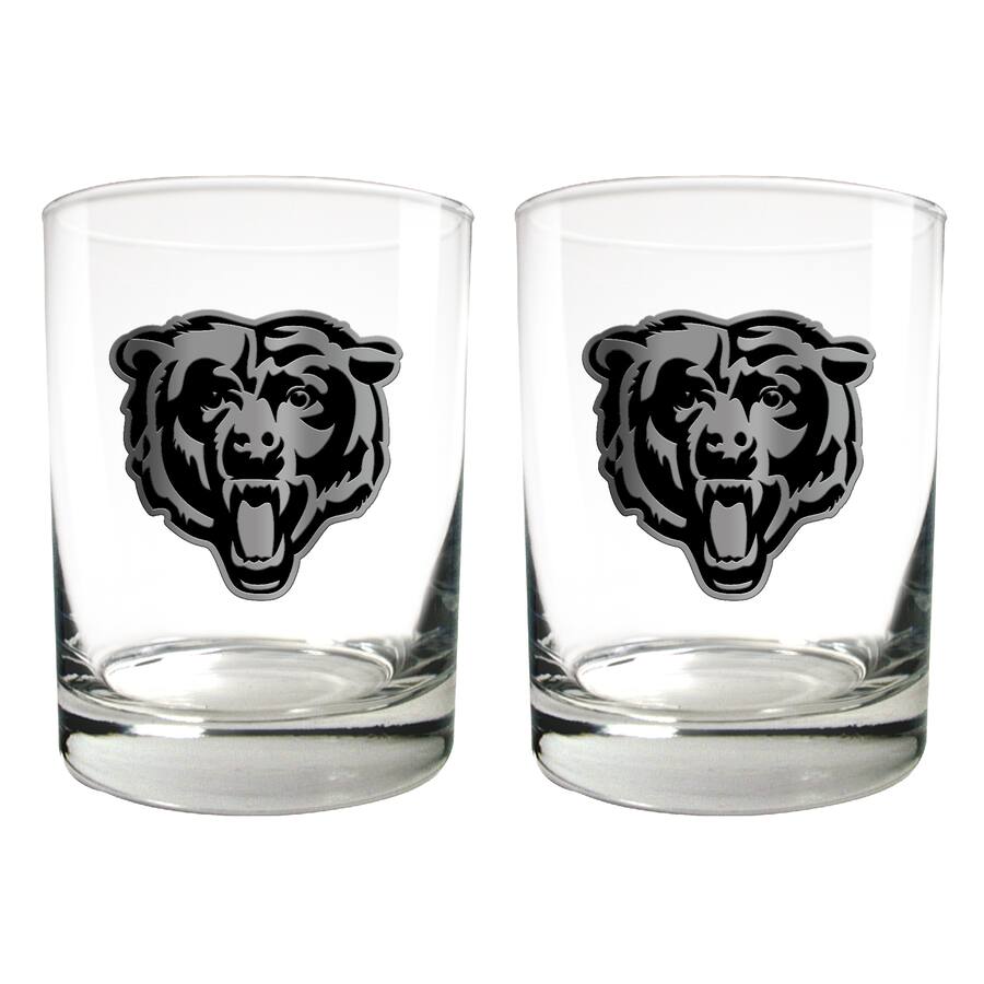 Great American Products Chicago Bears 15oz. Legacy Rocks Glass Set ...