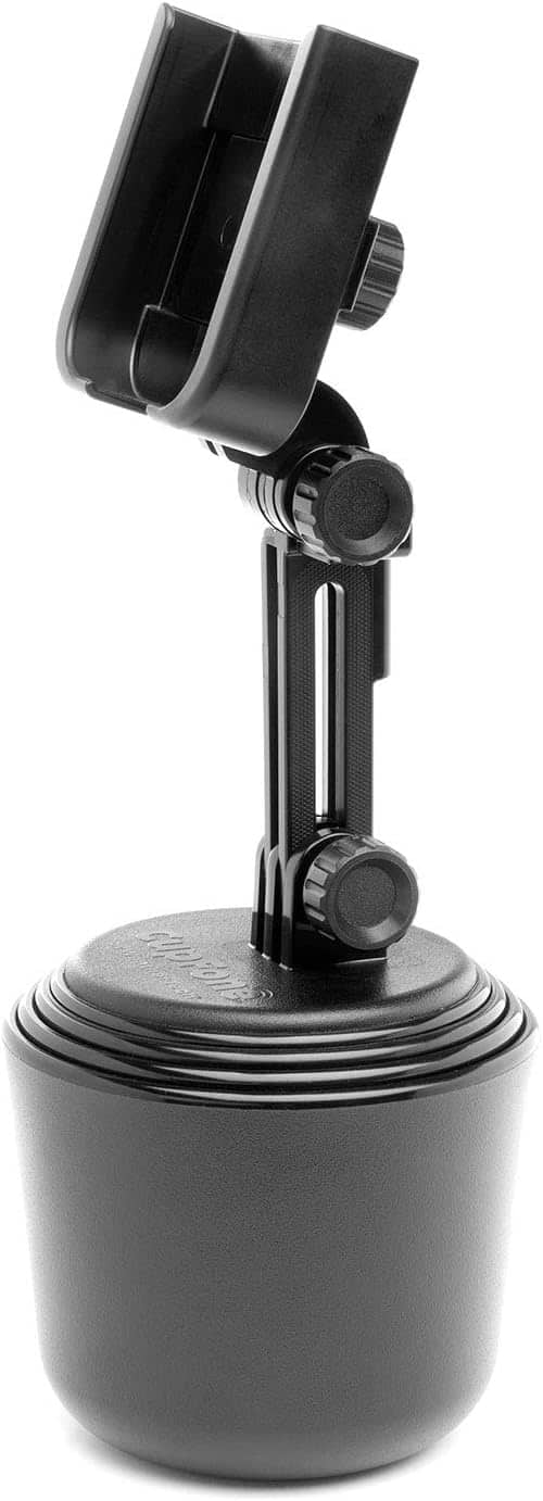 WeatherTech - CupFone with Extension | Extendable Universal Cup Holder Cell Phone Mount Car & Truck Accessory – Plastic Knobs - Black