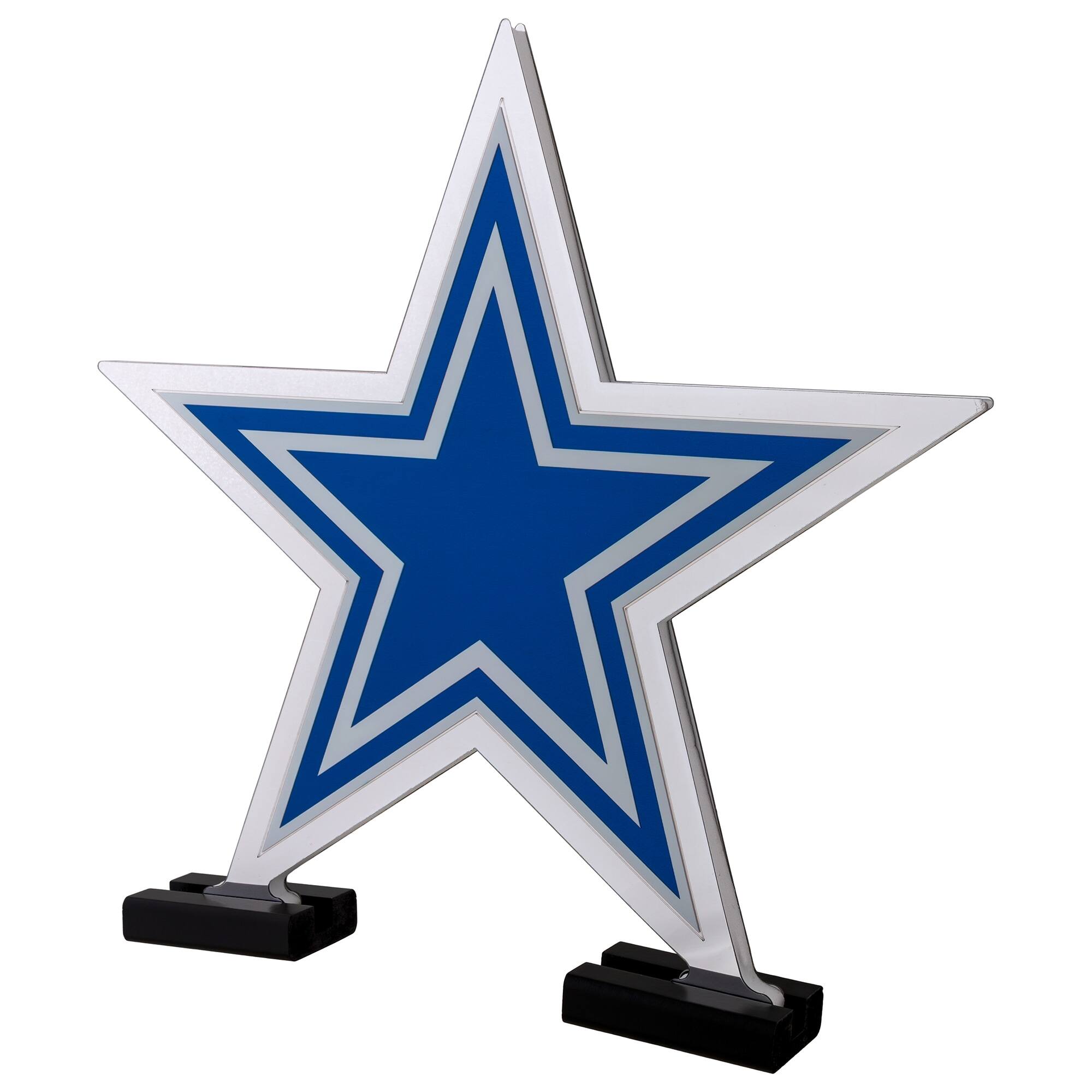 Alt View 1. Sporticulture - Dallas Cowboys LED Infinity Logo Light - Multicolor.