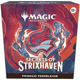 Wizards of The Coast - Magic: The Gathering TCG: Secrets of Strixhaven Prerelease Kit - Prismari (6 Packs and 1 Promo)