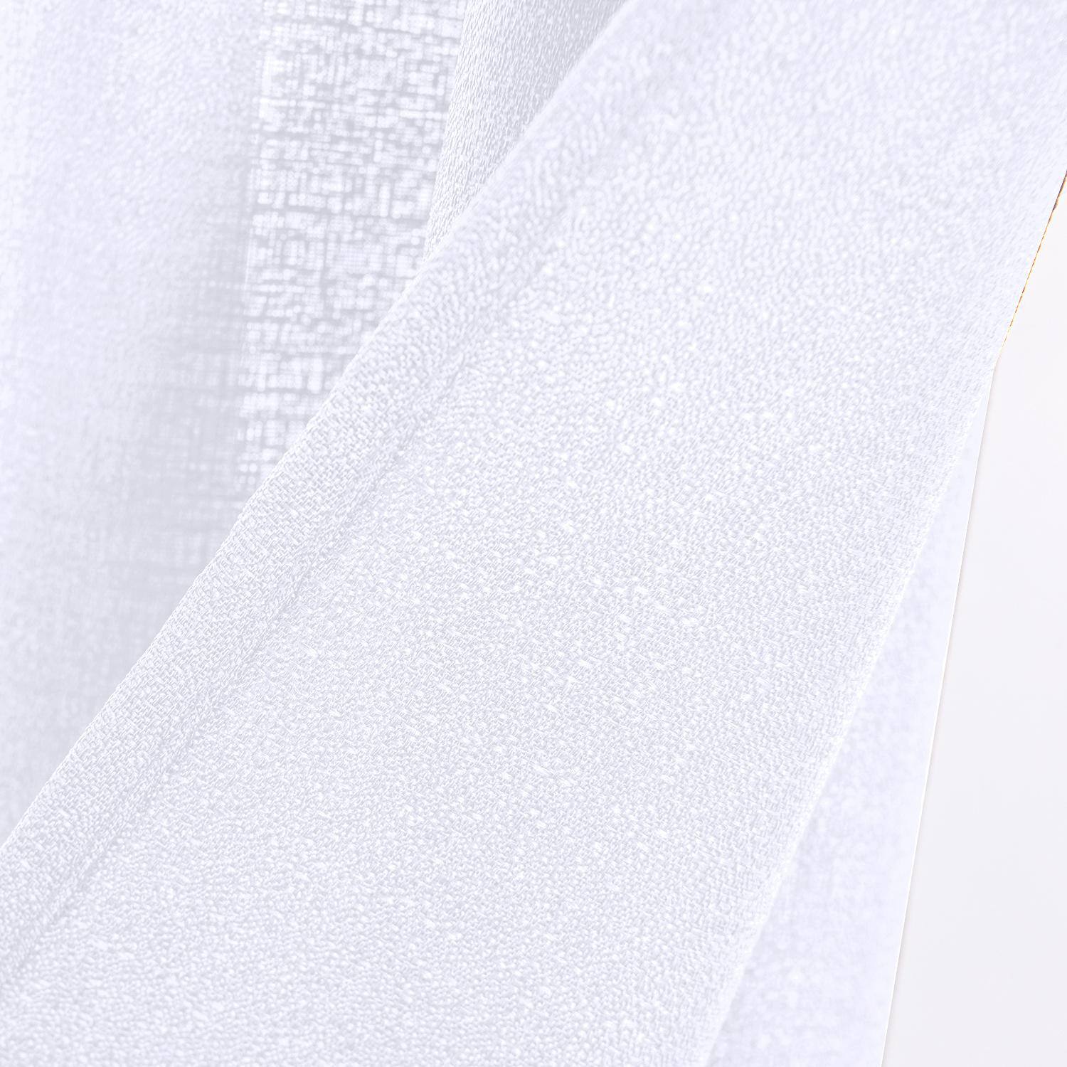 Left. RT Designers Collection - RT Designers Collection Cole Textured Grommet Room Darkening Curtain Panel 54" x 84" White - White.