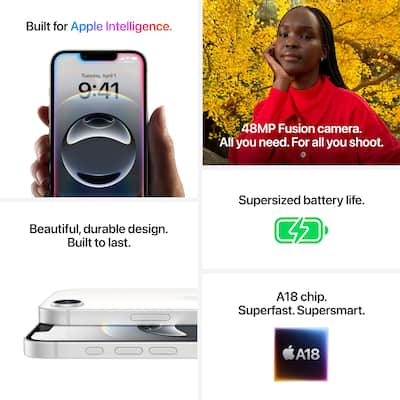 Apple iPhone 16e 512GB Apple Intelligence White (AT&T) MD0Q4LL/A Apple iPhone 16e 512GB Apple Intelligence White (AT&T) MD0Q4LL/A