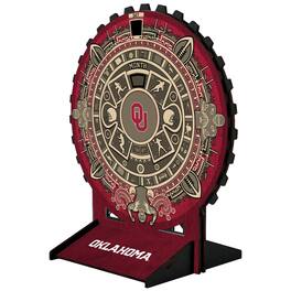 Fan Creations - Oklahoma Sooners Aztec Circle Desk Calendar - Multicolor