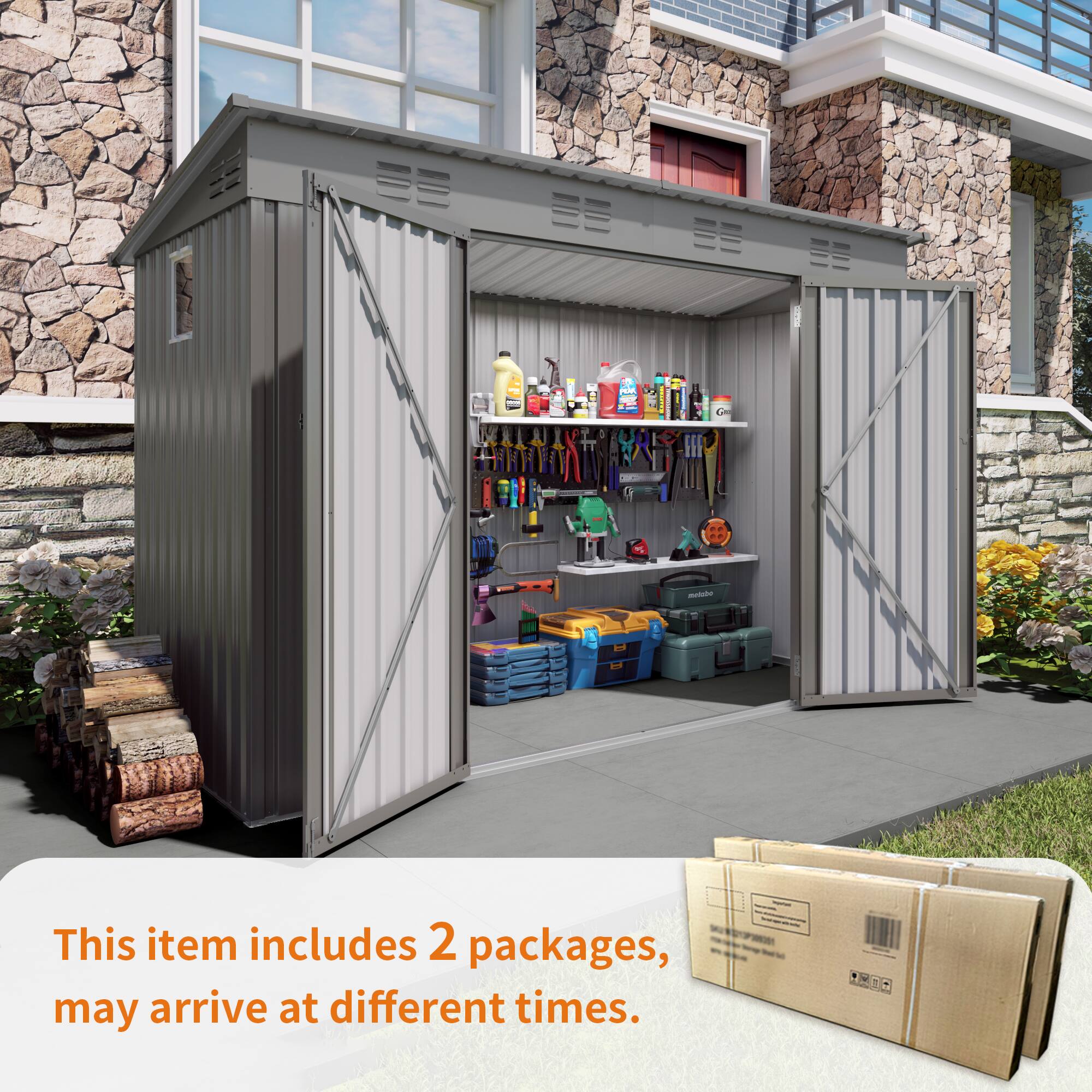 This item includes 2 packages, may arrive at different times.