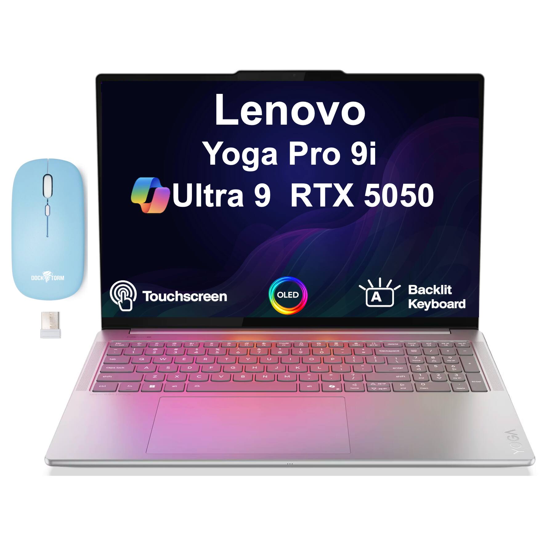 Lenovo Yoga Pro 9i Ultra 9 RTX 5050  
Touchscreen OLED  
Backlit Keyboard