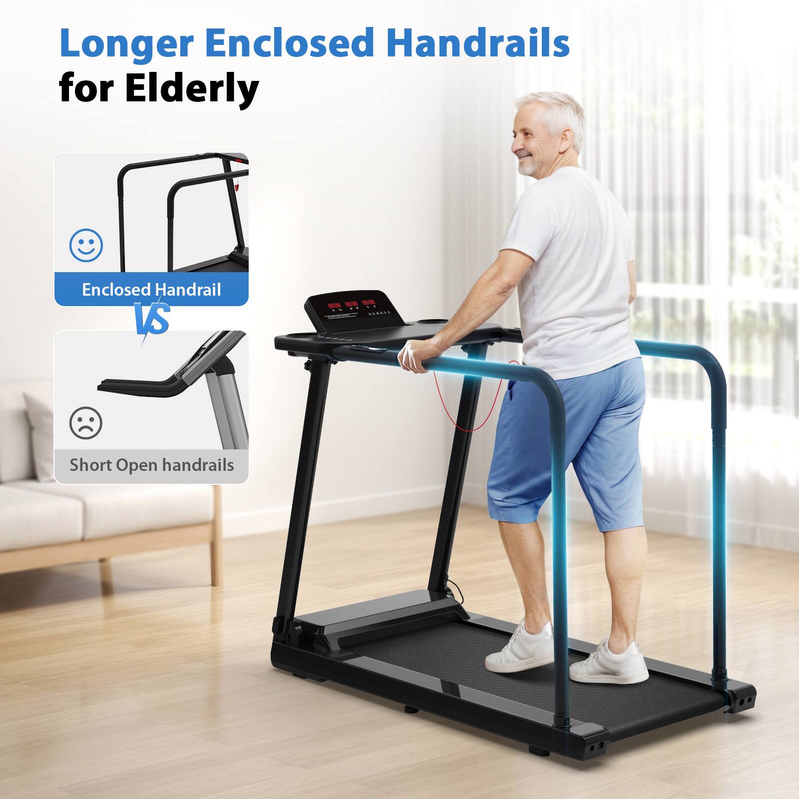Longer Enclosed Handrails for Elderly

Enclosed Handrail VS Short Open handrails
