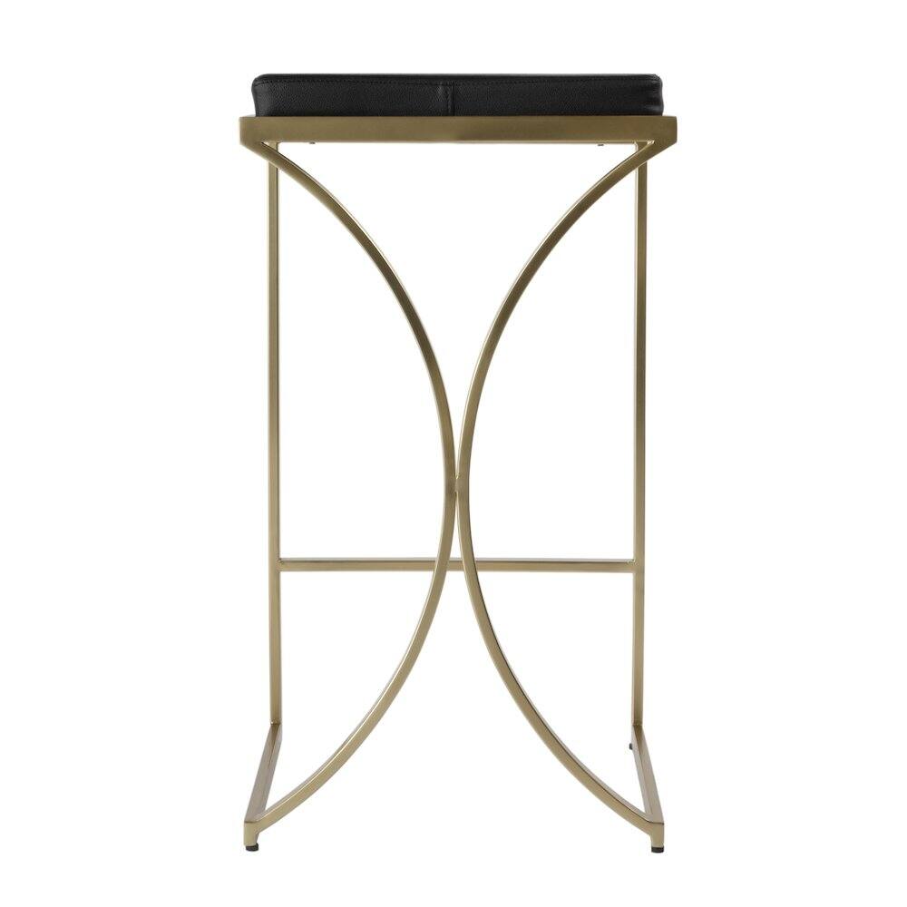 Angle. Butler Specialty - Natalya 31" Bar Stool - Black.