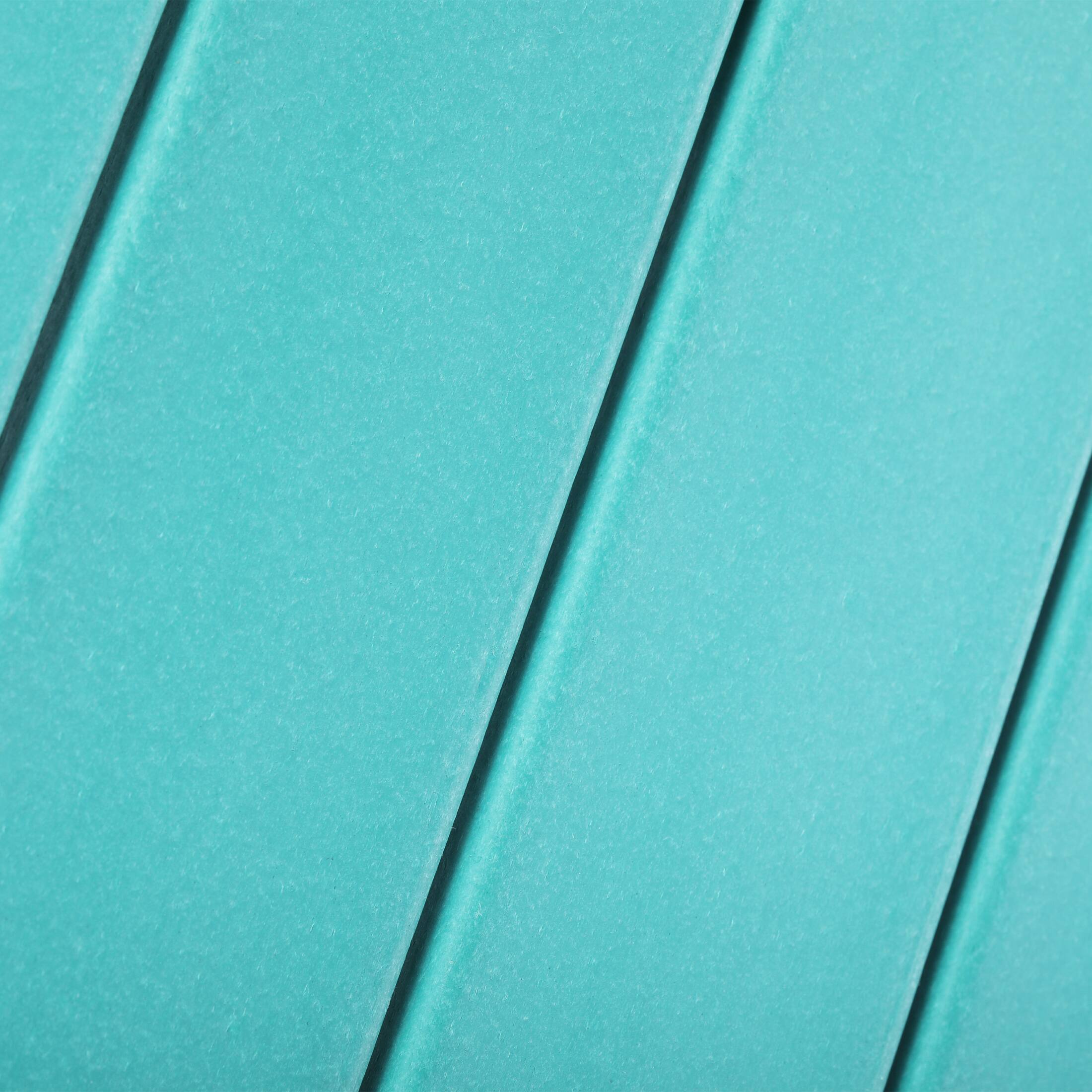 Alt View 4. WestinTrends - WestinTrends Ashore 3-Piece Kids HDPE Modern Adirondack Chairs Set with Square Side Table and Cup Holders - Turquoise.