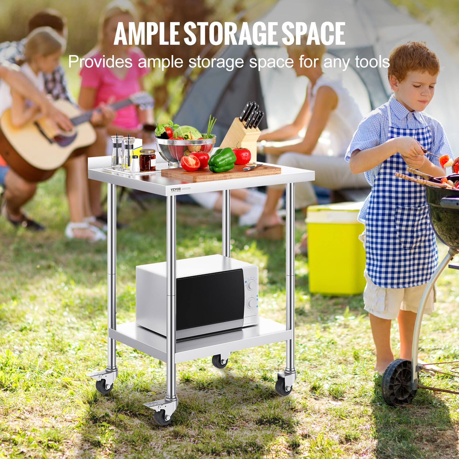 AMPLE STORAGE SPACE  
Provides ample storage space for any tools