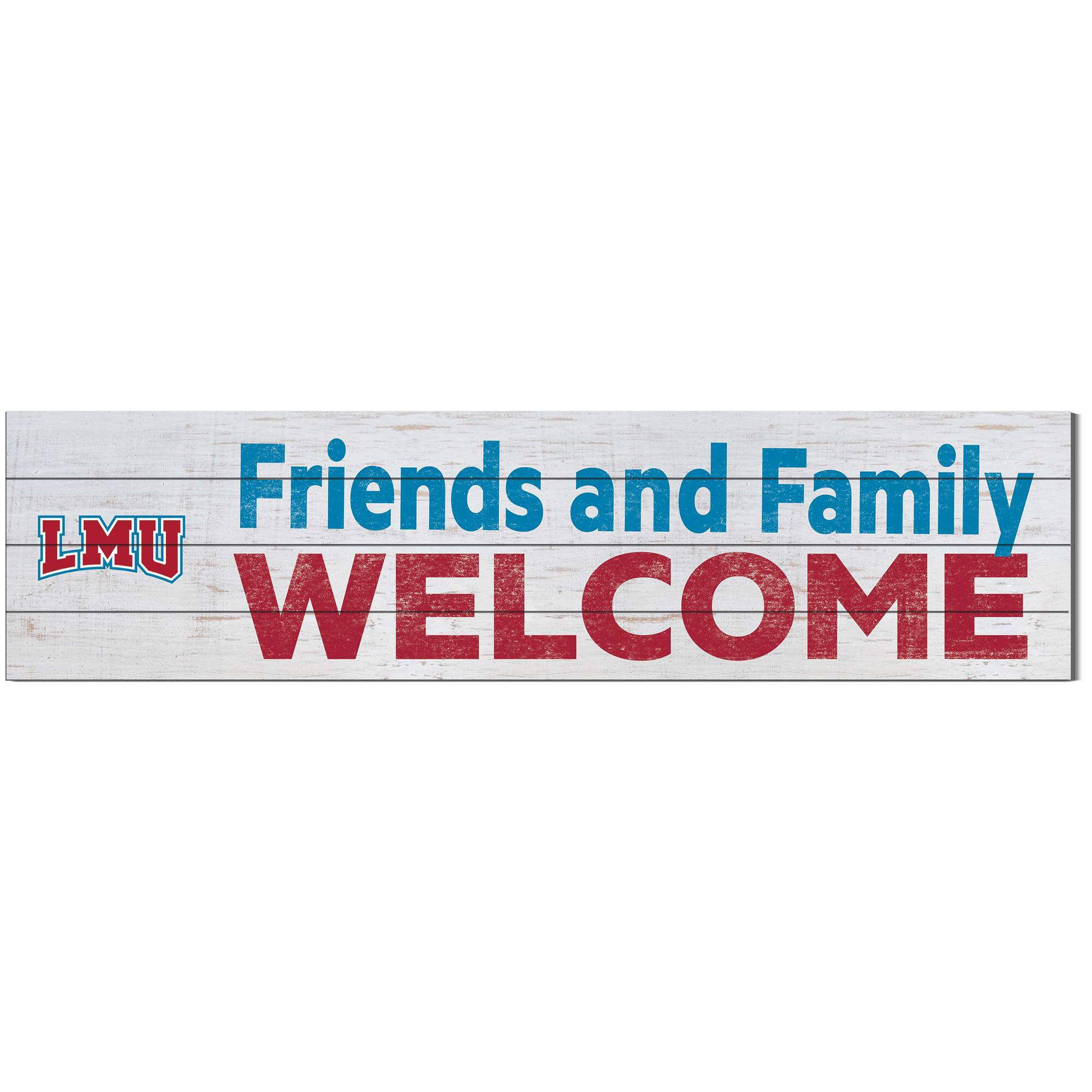 Loyola Marymount Lions 10'' x 40'' Friends & Family Welcome Sign