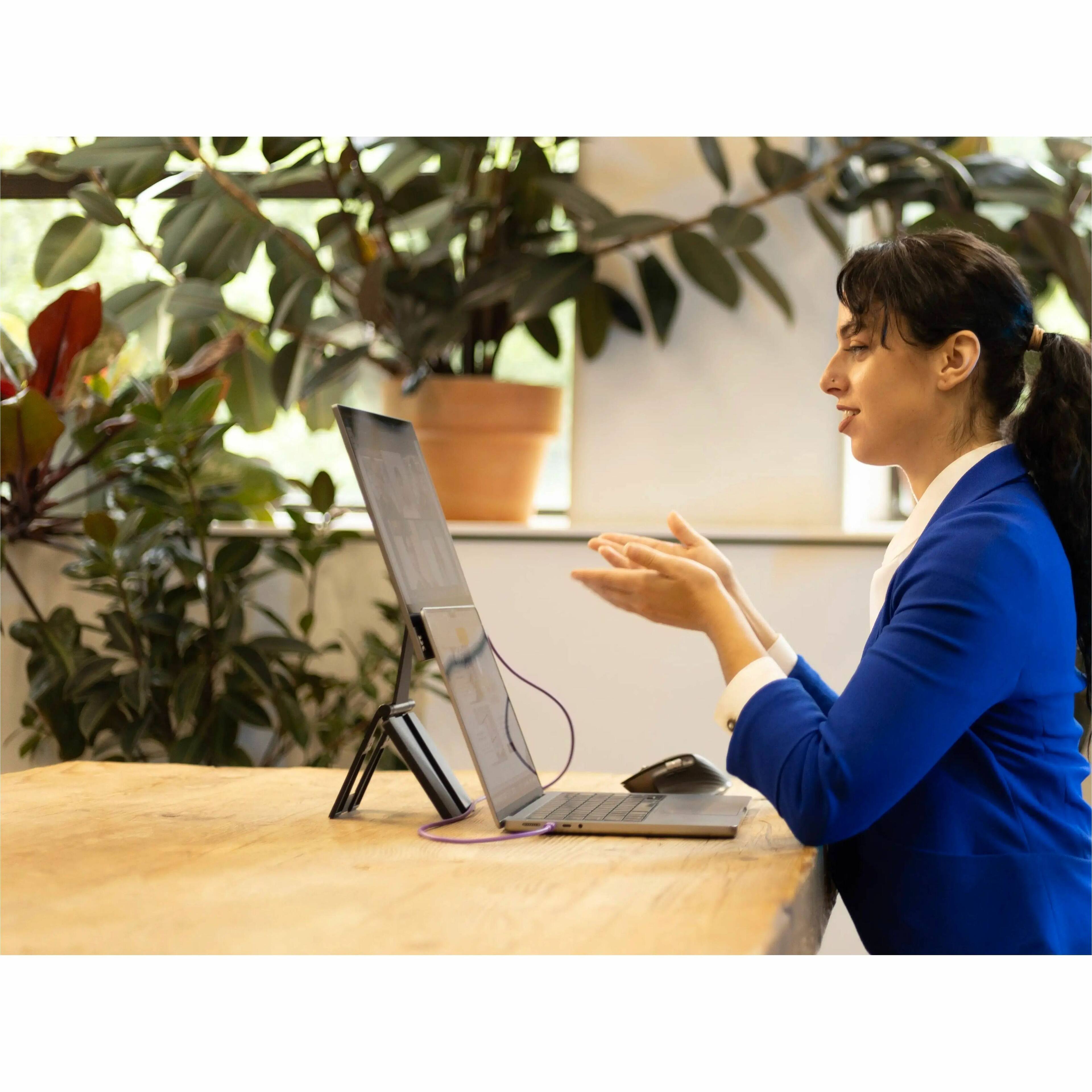 Alt View 17. Espresso Displays - 15.6" LED FHD 60Hz Monitor (VGA, USB, HDMI, DVI) - Black.