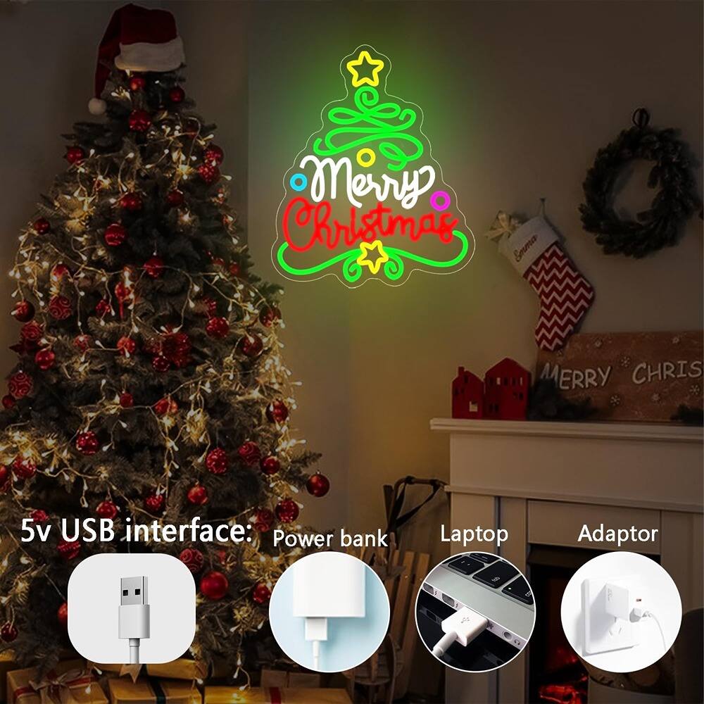 Merry Christmas

5v USB interface: Power bank, Laptop, Adaptor