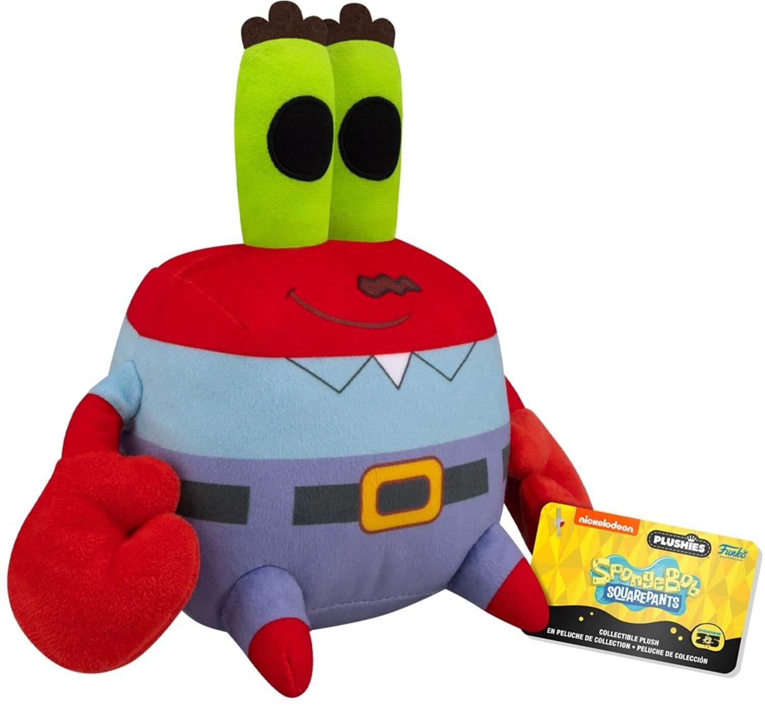 FUNKO POP! Plush: SpongeBob SquarePants - Mr. Krabs (POP! 7-Inch) (25th Anniversary) - COLLECTABLES - Multicolor