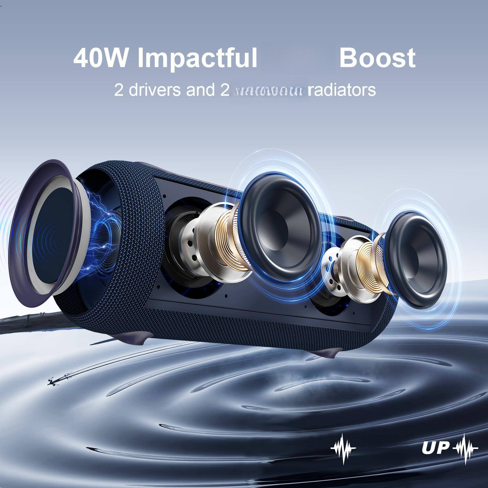 40W Impactful  
Boost  
2 drivers and 2 radiators