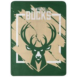 Northwest - Milwaukee Bucks 46" x 60" Dimensional Micro Raschel Plush Throw Blanket - Green