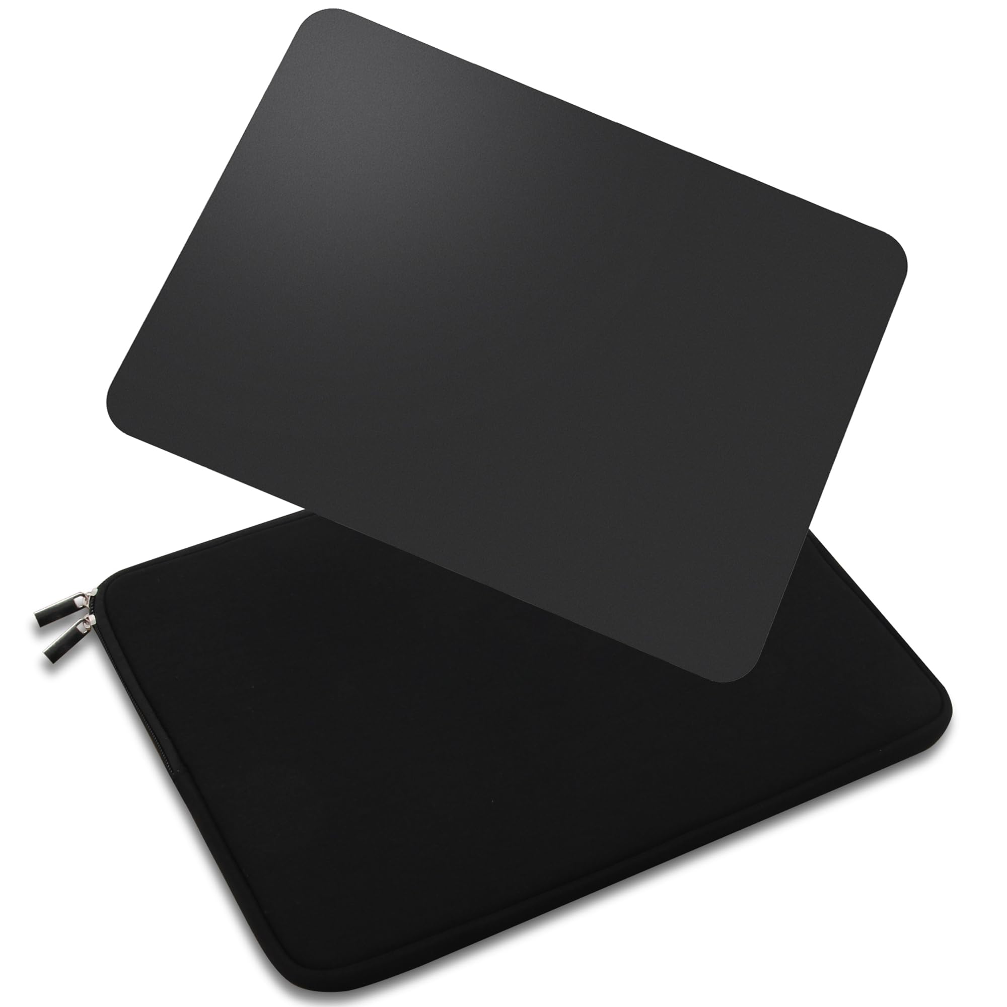 Front. Frangdom - Glass Gaming Mousepad Ultra-smooth Non-slip Base - Black 15.7L x 11.8W inches.