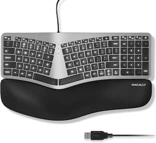 Microsoft Surface Ergonomic Full size Wireless Keyboard Silver 3RA Microsoft Surface Ergonomic Full size Wireless Keyboard Silver 3RA
