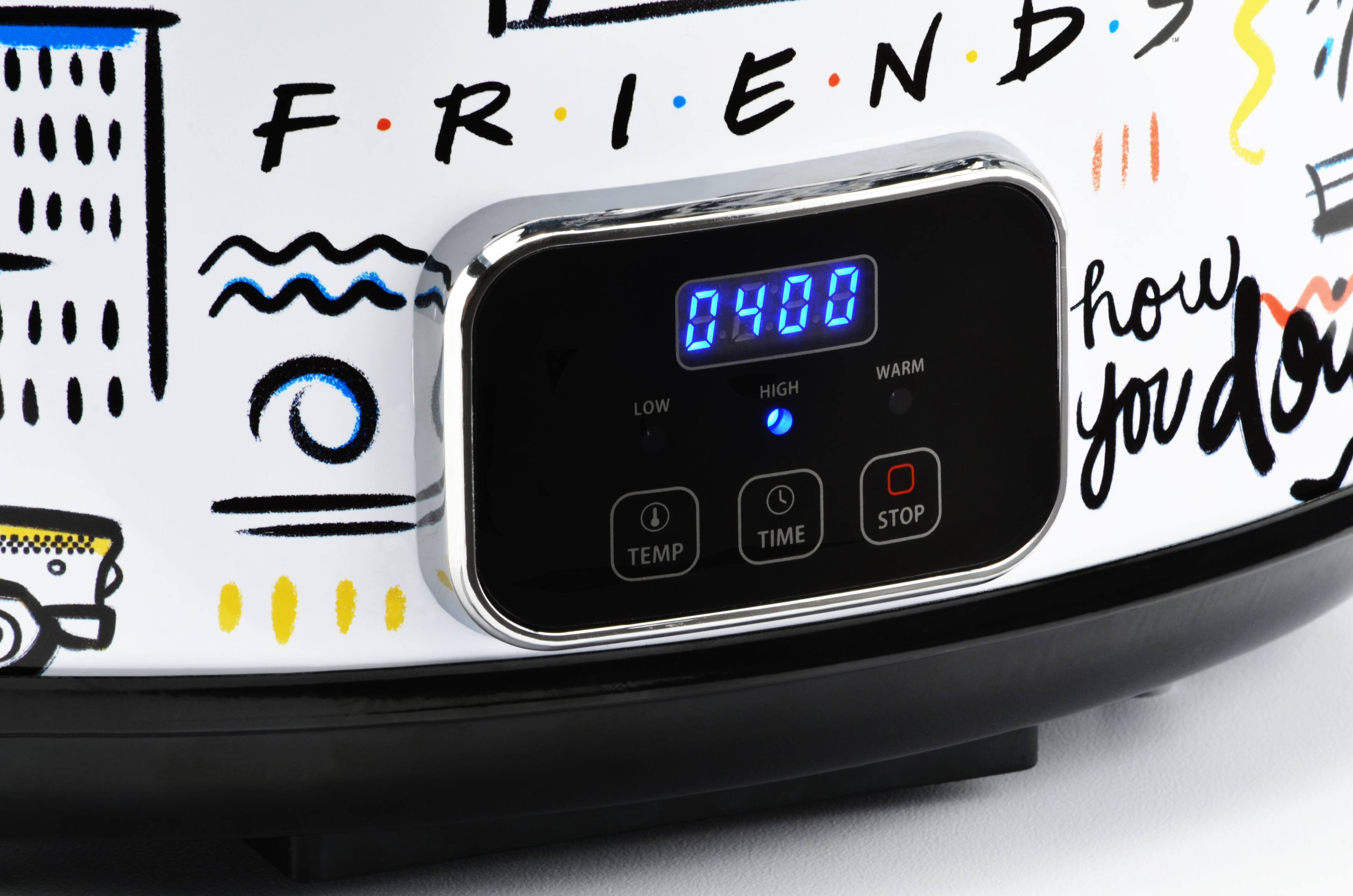 FRIEND  
how do you do  
WARM LOW 1 HIGH STOP  
TIME TEMP