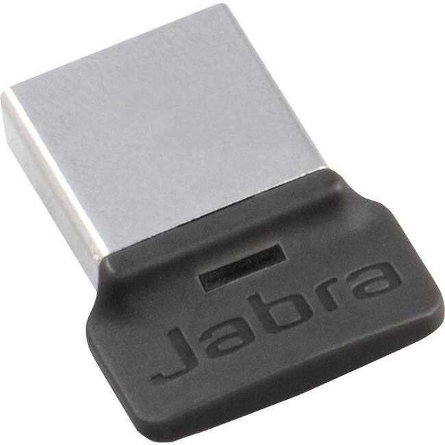 Front. Jabra - Jabra LINK 370 MS Bluetooth 4.2 Bluetooth Adapter for Desktop Computer, Notebook - USB 2.0 - External - Black.