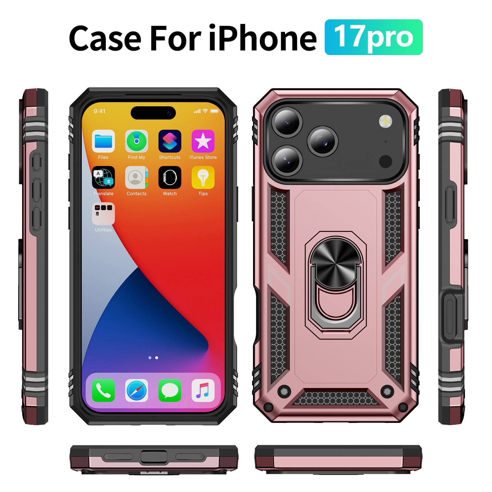 Case For iPhone 17 17pro 9:41

Files
Find My
Shortcuts
iTunes Store
Translate
Contacts
Watch
Tips
Utilities