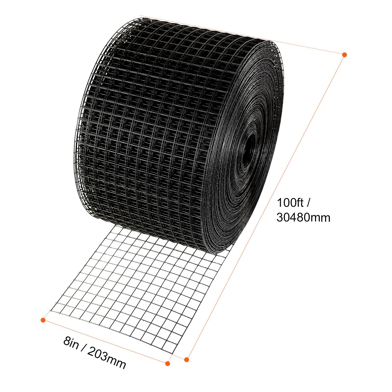 100ft / 30480mm  
8in / 203mm