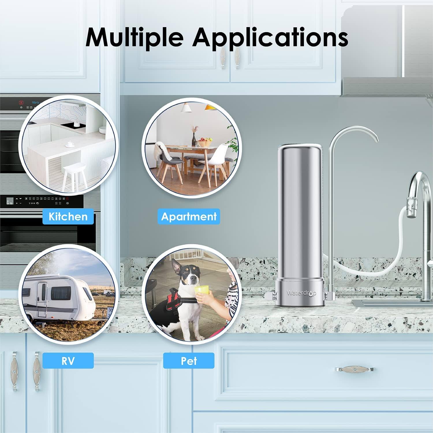 Multiple Applications

- Kitchen
- Apartment
- RV
- Pet