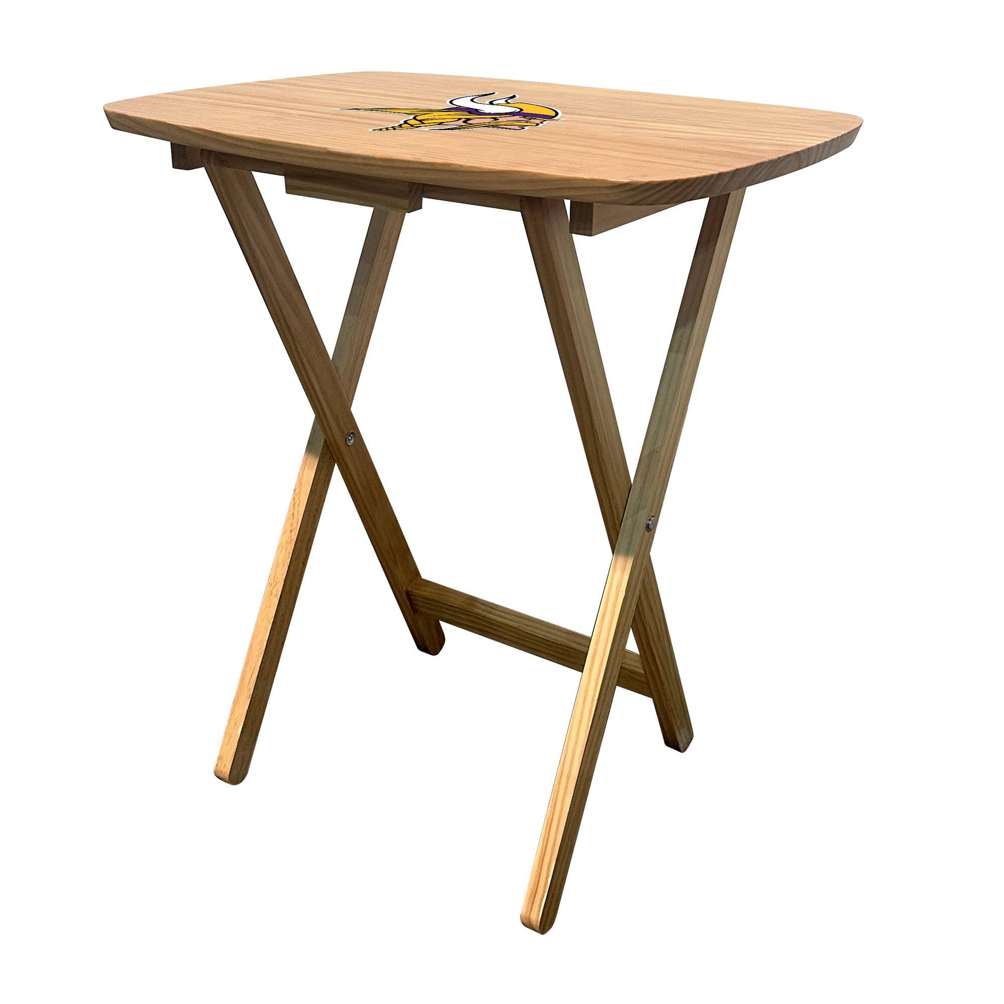 Front. Imperial - Minnesota Vikings Large Folding TV Tray Table - Multicolor.
