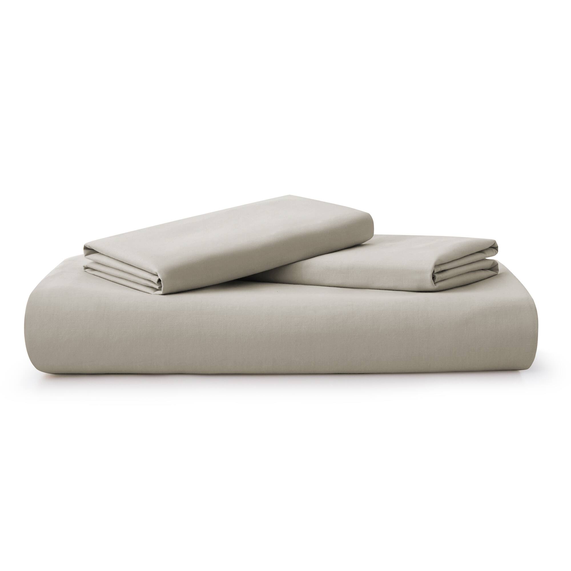 Alt View 2. Peace Nest - Peace Nest All Season 100% Cotton Soft and Breathable Duvet Cover Set, Khaki, Full/Queen - Khaki.
