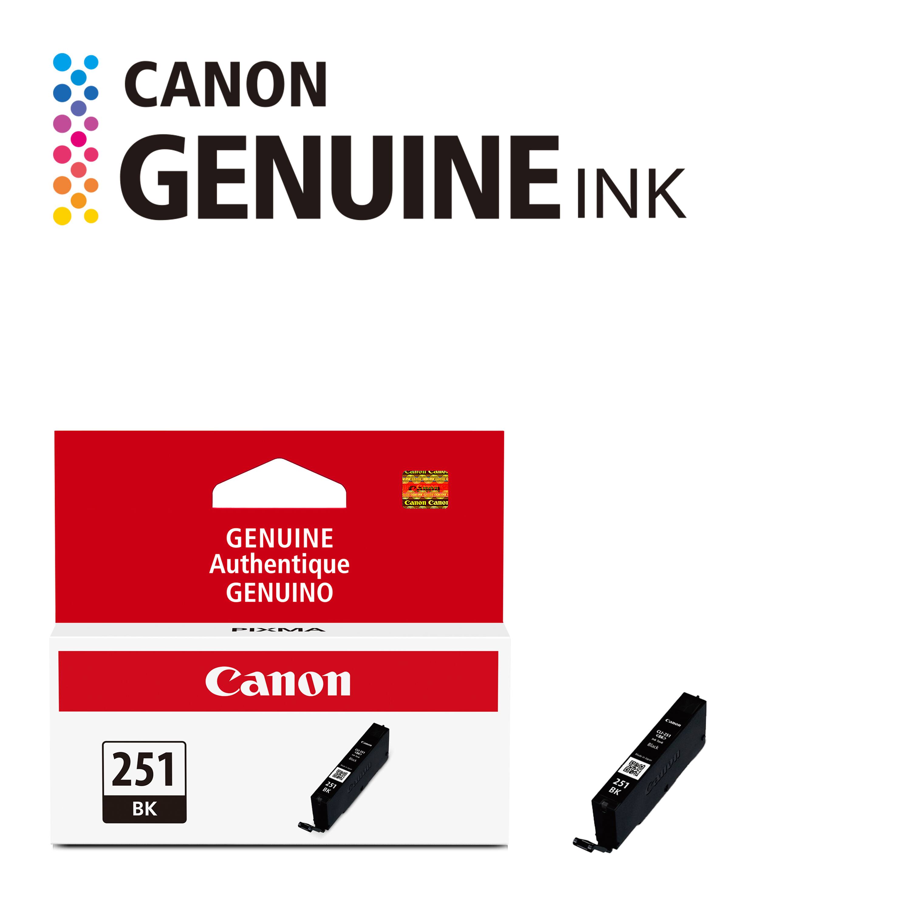 CANON GENUINE INK

LOVE CAKAMICA

ARAN

Cassa Canos

GENUINE Authentique GENUINO

PIXMA

Canon

251 BK

SEET

251 BK

SALTON Bak