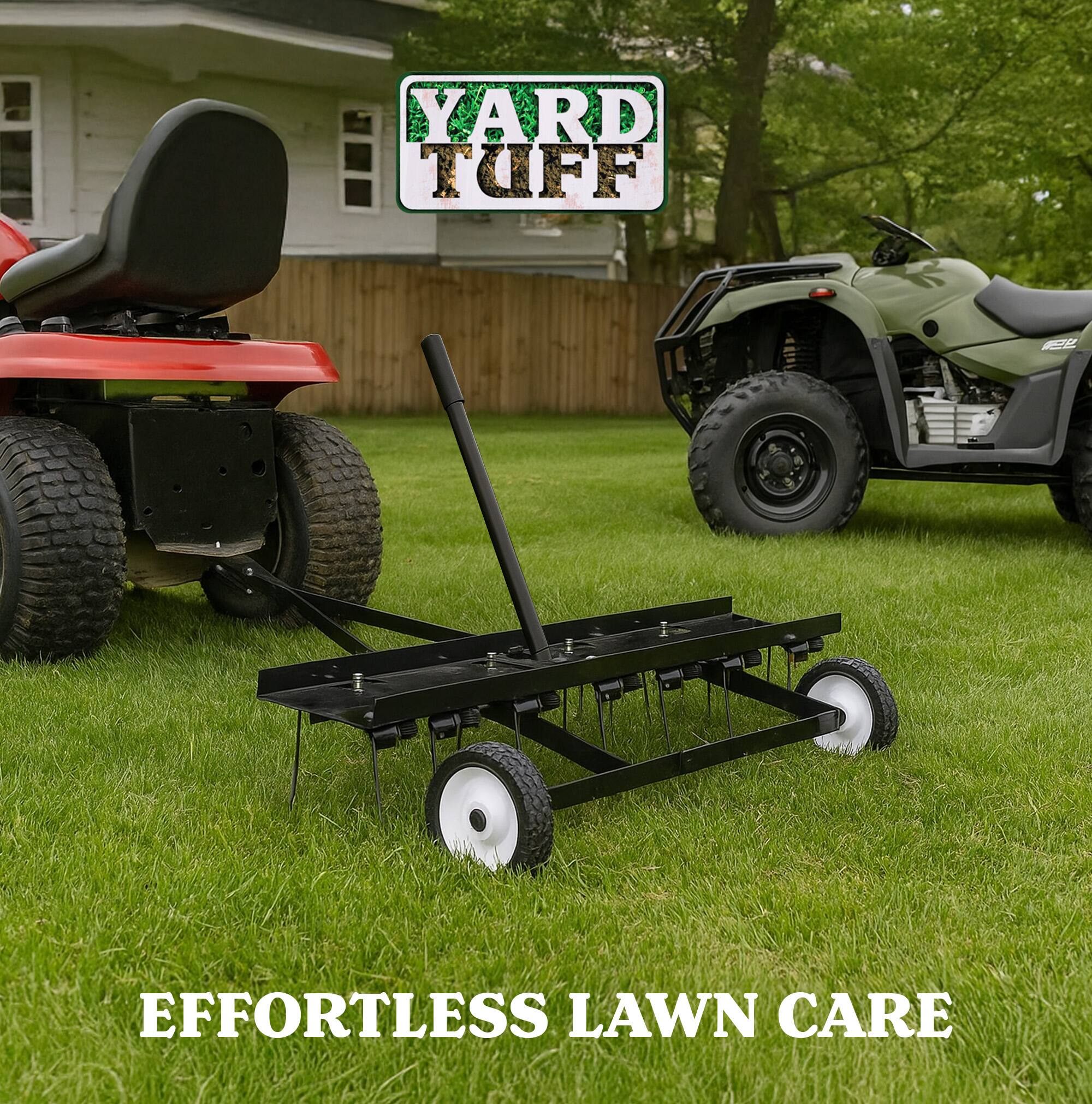 YARD TUFF  
EFFORTLESS LAWN CARE