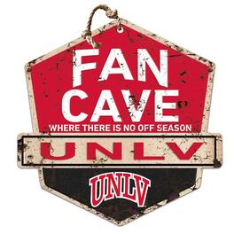 Jardine - UNLV Rebels Fan Cave Badge Sign - Red