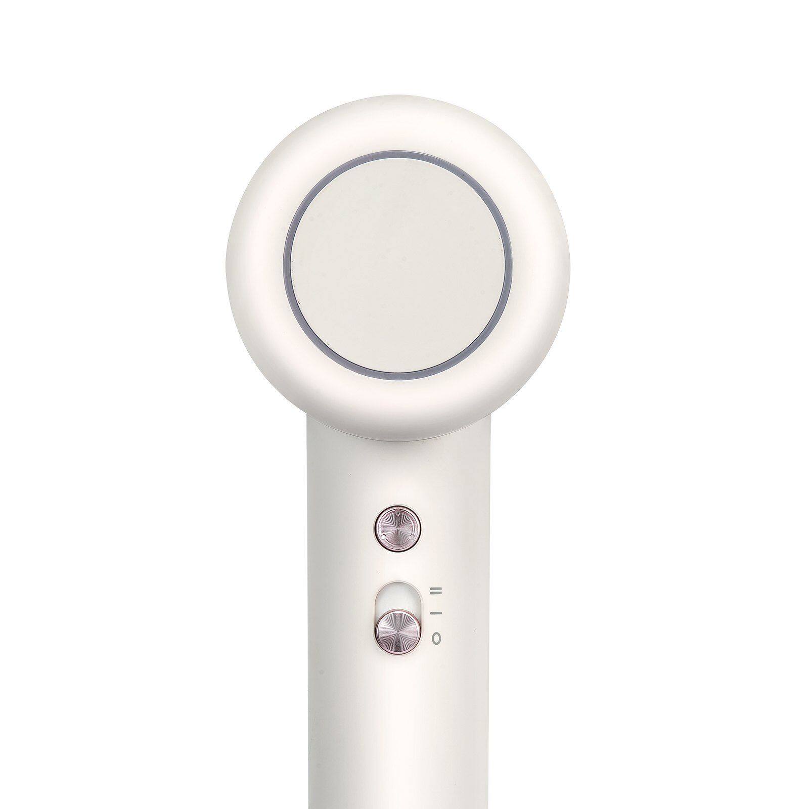 Front. Mirfee - High-Speed Hair Dryer 102K RPM Brushless Motor, 200M Negative Ions, 2 Speeds 3-Color LED, Lightweight with Diffuser.