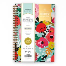 Blue Sky - 2027 Weekly & Monthly Planner Calendar, 5"x8", Secret Garden Mint