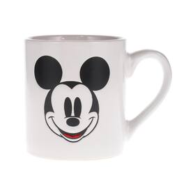 Disney - Mickey Mouse Wax Resist Ceramic Mug | Holds 14 Ounces - White