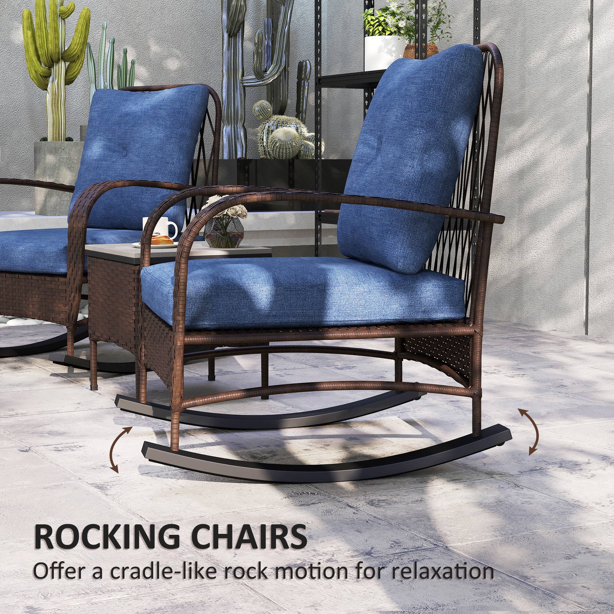 ROCKING CHAIRS
Offer a cradle-like rock motion for relaxation