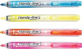 Pentel - Recycled Handy-Lines Slim Retractable Highlighters, 4/Pack