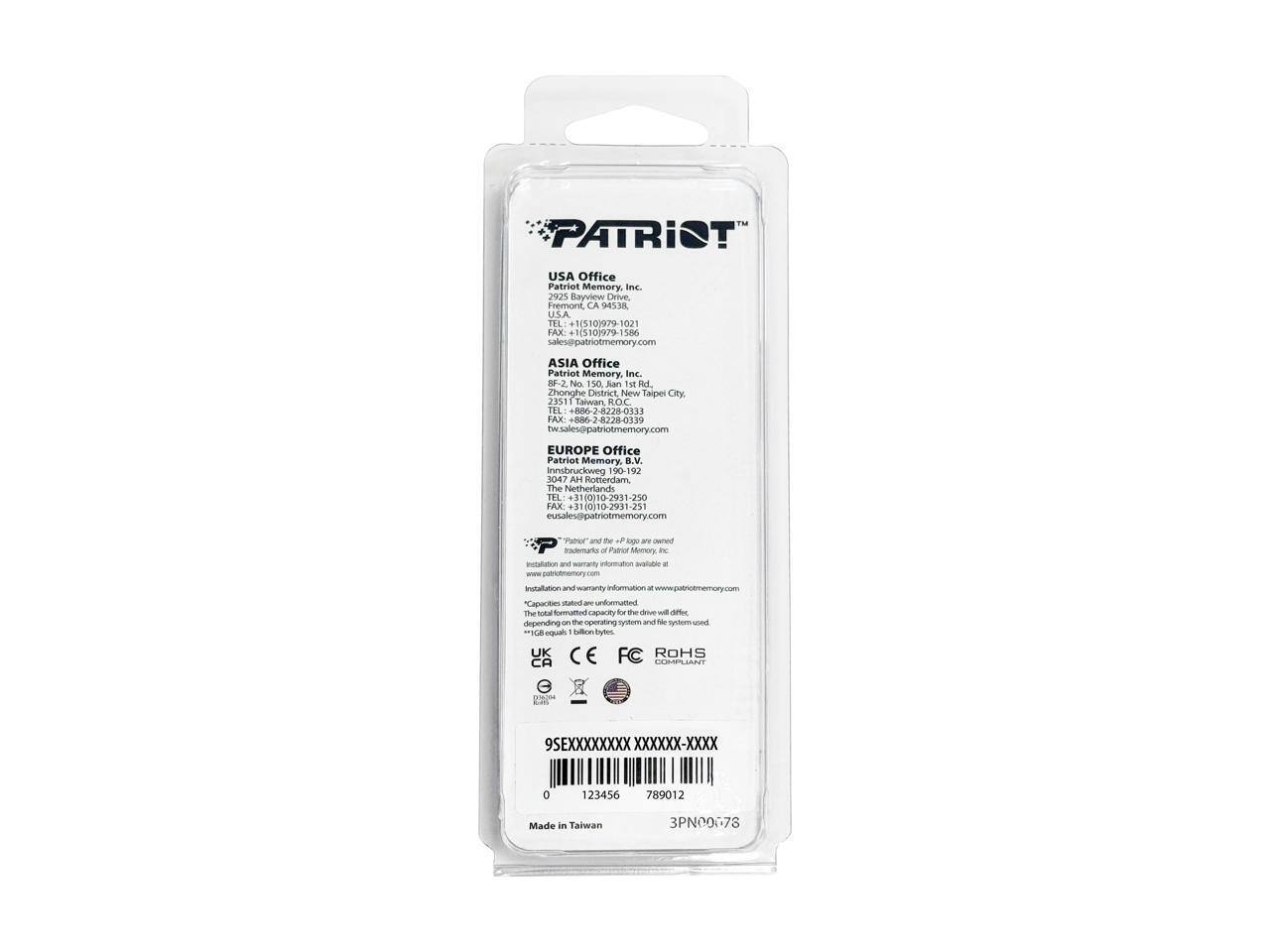Patriot Core Series 48GB 262 Pin DDR5 SO DIMM DDR5 5600 (PC5 44800