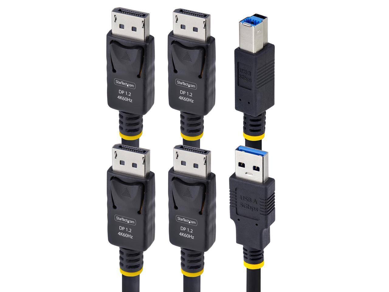 StarTech.com DP 1.2 4K60Hz  
StarTech.com DP 1.2 4K60Hz  
USB 3.0  
StarTech.com DP 1.2 4K60Hz  
StarTech.com DP 1.2 4K60Hz  
USB A 3Gbps