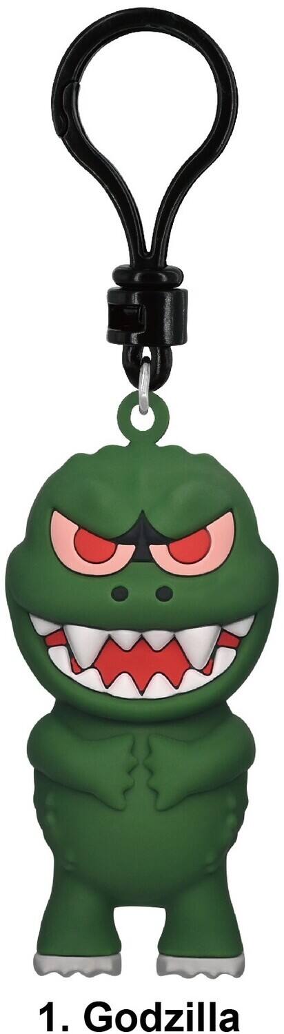 Alt View 3. Monogram - Tokidoki x Godzilla - Series 1 - 3D Foam Bag Clip Blind Bag - 24pc PDQ Display   - COLLECTIBLES - Multicolor.