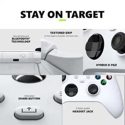 Microsoft Xbox Wireless Controller for Xbox Series X, Xbox Series S, Xbox One, PCs, and Cloud Enabled Devices Robot White EP2-29919/QAS-00001/QAS-00007 - Best Buy Microsoft Xbox Wireless Controller for Xbox Series X, Xbox Series S, Xbox One, PCs, and Cloud Enabled Devices Robot White EP2-29919/QAS-00001/QAS-00007 - Best Buy