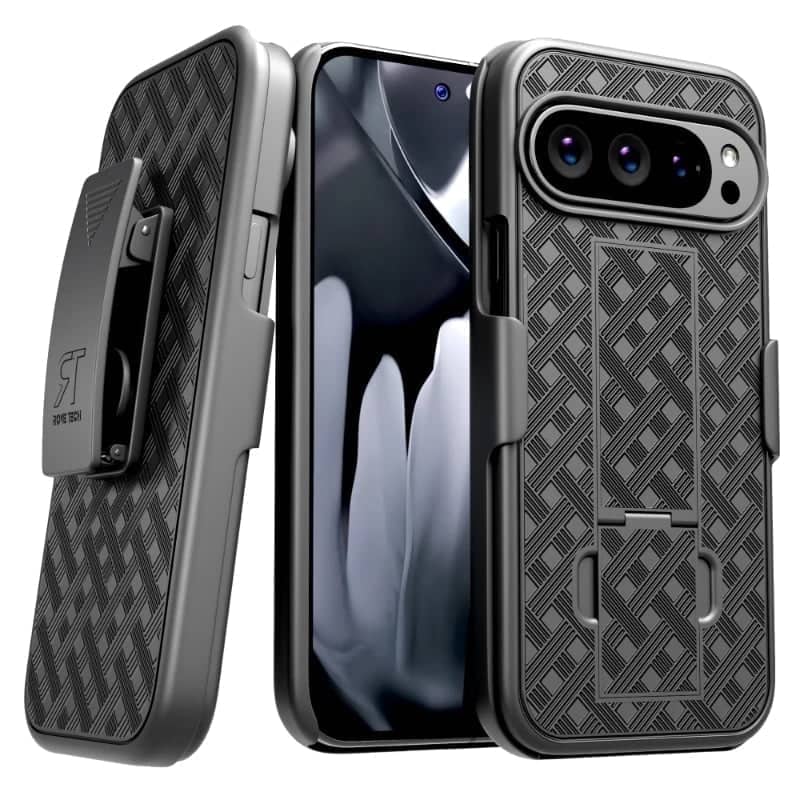 RomeTech - Shell Holster Combo Case for Google Pixel 10 Pro XL - Black