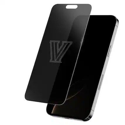 Front. Screen Skinz - Villanova Wildcats iPhone Privacy Screen Protector - 16 Pro - Multicolor.