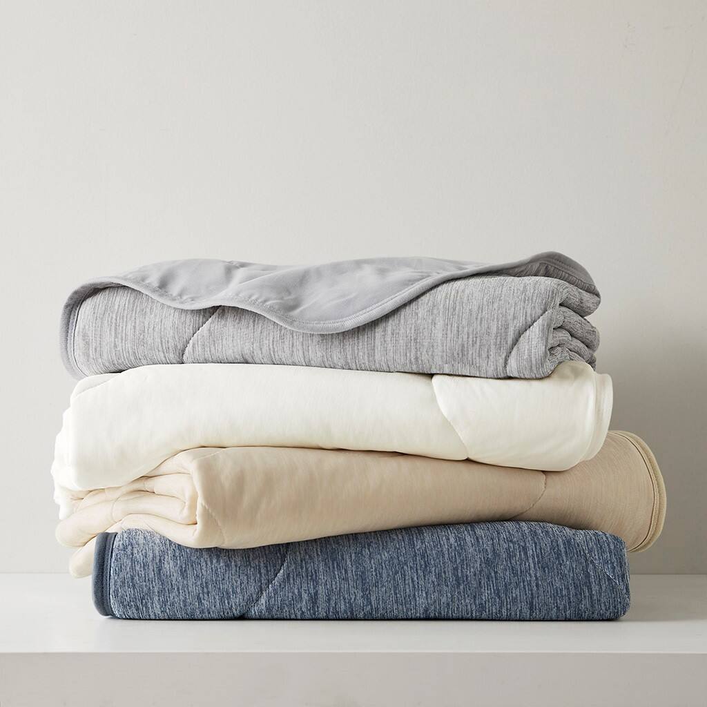 Alt View 4. Gracie Mills - Gracie Mills Brielle Down Alternative Throw - Navy.