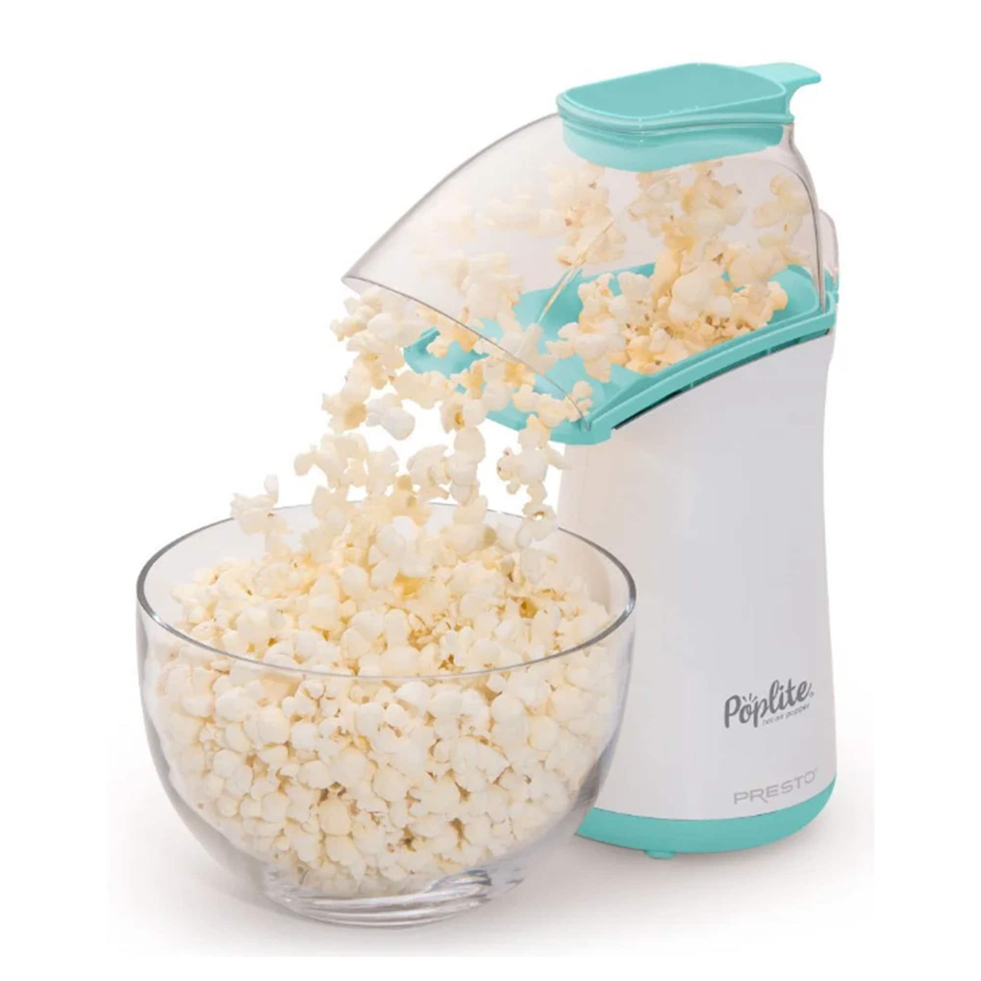 Presto - 04869 PopLite Hot Air Popper Popcorn Maker for Home Kitchen, 18 Cups - Aqua/White price history on PriceWatchPro